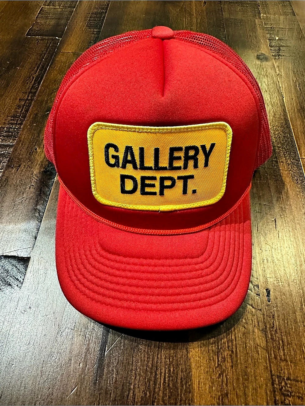 Gallery Dept. Logo Patch Trucker Hat Red Trucker Hat Like New